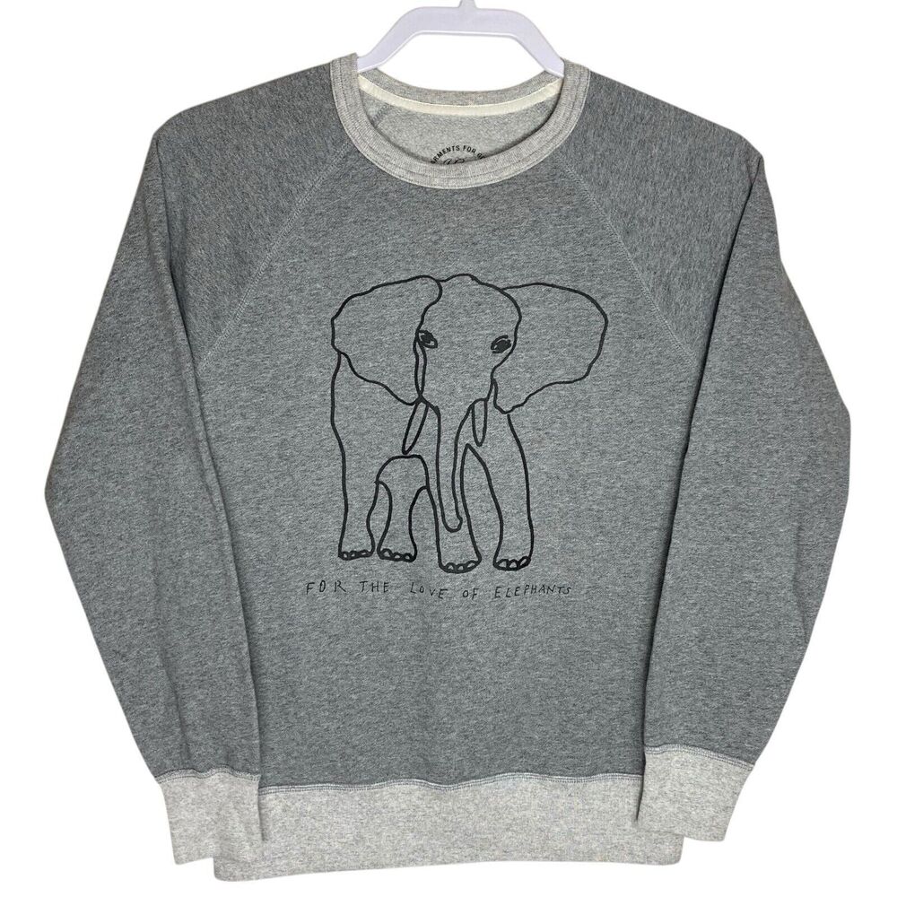 J Crew Sweatshirt XXS David Sheldrick Elephant Wildlife Trust Garments for Good